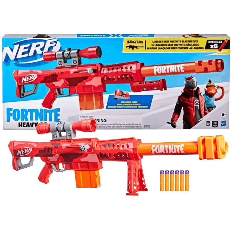 NERF FORTNITE HEAVY SR トイガン Lançador Nerf Fortnite Heavy Sr Blasted Vermelha Hasbro